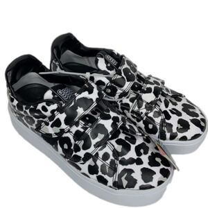 COSMO Kids Cow Print Recycled Sneakers Size 3 NWT